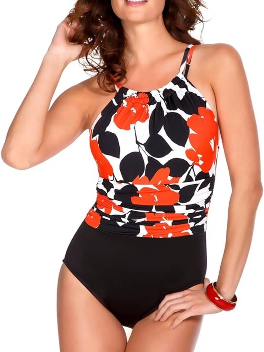 Magicsuit by Miraclesuit  Del Mar Jennifer OnePiece Swimsuit Floral US8 NWT